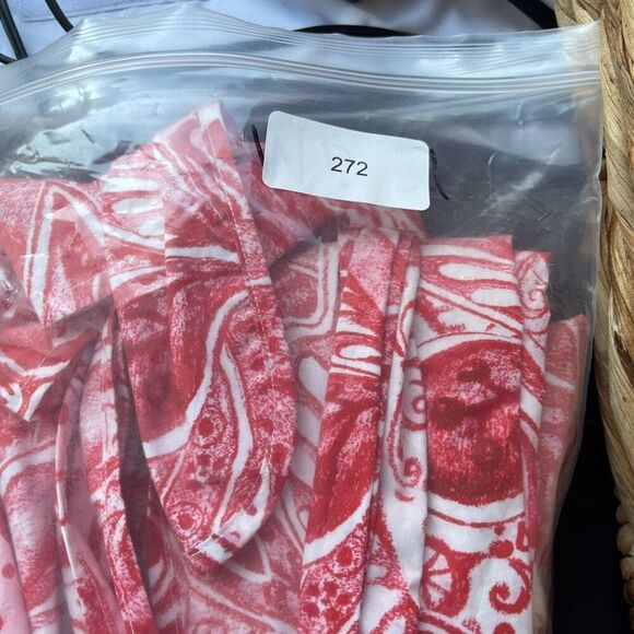 Mara Hoffman Red Floral Adonia Paisley Printed Puff Sleeve Wrap Midi Dress XS - Picture 9 of 9